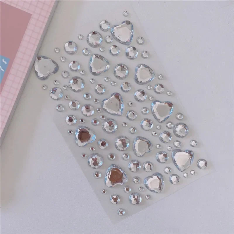 Glitter Face Stickers for Children Rhinestones for Eyes Face Diamonds Bright Stickers Festival Makeup Jewels Stickers ZS006