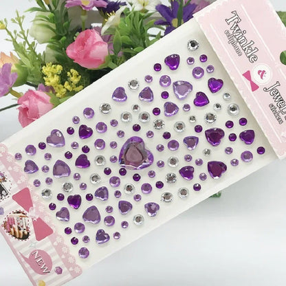 Glitter Face Stickers for Children Rhinestones for Eyes Face Diamonds Bright Stickers Festival Makeup Jewels Stickers ZS006
