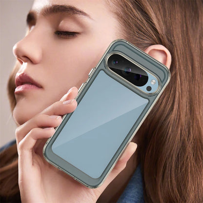 Fashion Transparent Acrylic Case For Google Pixel 9 8 7 Pro 8 7 A Colorful Hard Clear Shockproof Thin Cover For Pixel 9 Pro XL