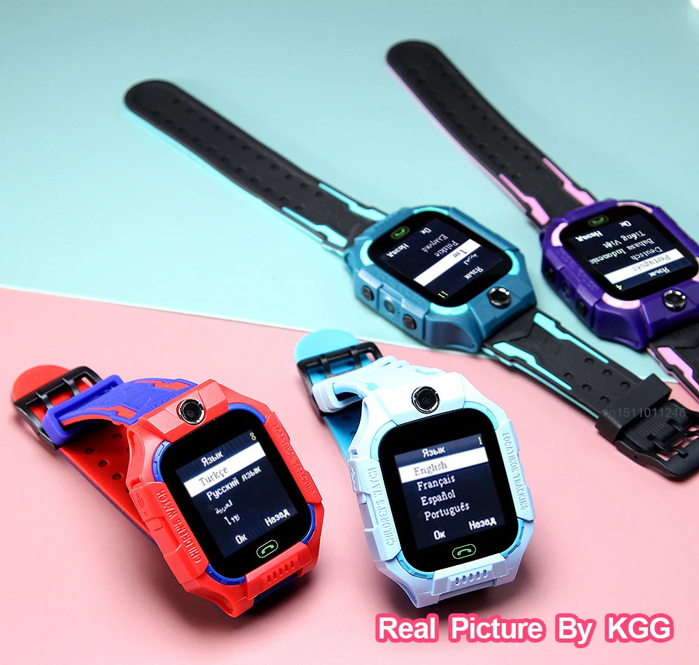 2G Smart Watch Kids LBS SOS Phone Watch IP67 Waterproof Remote Photo Voice Chat Smartwatch Compatible For Ios Android Child Gift