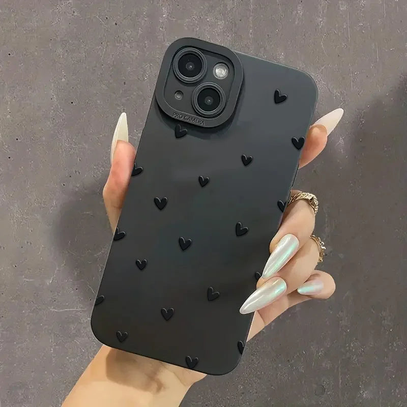 A Loving Printout Phone Case For iPhone 15 Pro Max 14 13 12 11 XS X XR 7 8 Plus SE 2022 15 Shockproof Soft Silicone Bumper Cover