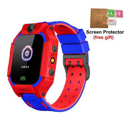2G Smart Watch Kids LBS SOS Phone Watch IP67 Waterproof Remote Photo Voice Chat Smartwatch Compatible For Ios Android Child Gift