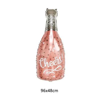Wine Bottle Wine Goblet Aluminium Foil Balloons Beer Whisky Champagne Bar Banquet Family Gathering Birthday Party Decoration