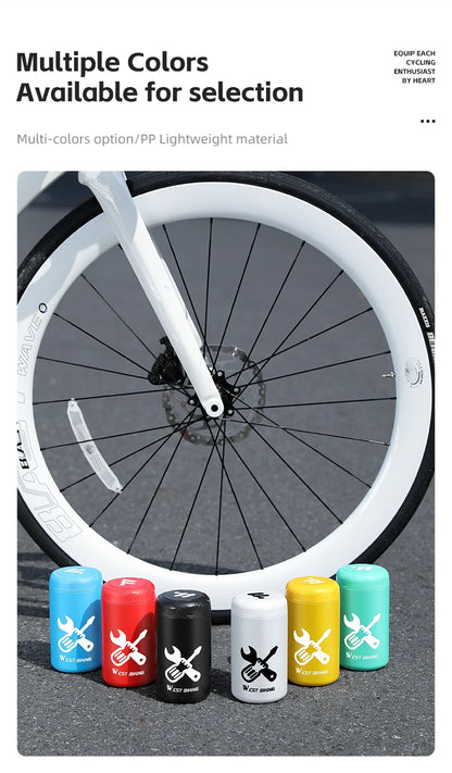 WEST BIKING Bicycle Repair Tool Storage Capsule Portable Waterproof Toolkit With Water Bottle Cage MTB Road Bike Accessories