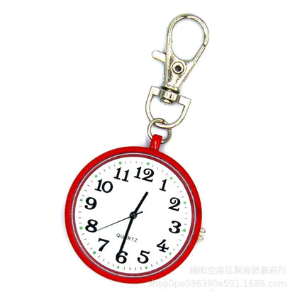 New Pocket Watch Keychain Remote Control With Battery Student Doctor Medical Vintage Watch