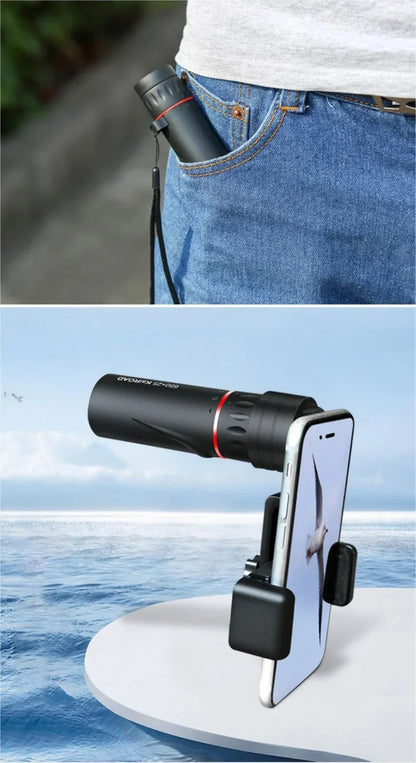 1pc Classic Style High Definition Monocular Telescope,Portable,for Outdoor Camping,Hunting,Travel,for Essential Travel Accessory