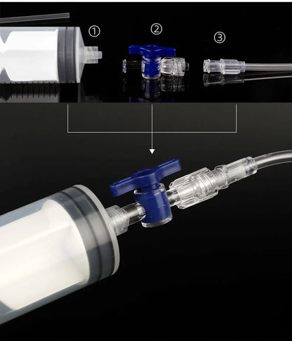 MTB Road Bike Tubeless Tire Liquid Injection Tool 60ml Tyre Sealant Syringe Bicycle Accessories  Valve Core Removal Tool Optiona