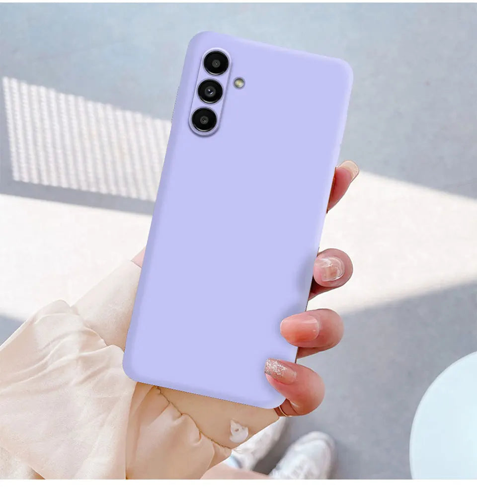 Liquid Silicone Protective Case For Samsung Galaxy A15 A25 A35 A55 A22 A32 A52 A13 A23 A33 A53 A14 A24 A34 A54 4G 5G Cover Cases