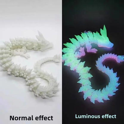 1/2PCS 3D Printed Dragon Egg with Dragon Full Articulated Dragon Modle Movable Rotatable Articulated Desktop Ornament Kid Toy