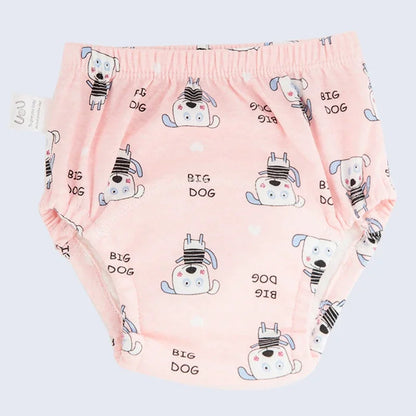 6 Layer Waterproof Reusable Cotton Baby Training Pants Infant Shorts Underwear Cloth Baby Diaper Nappies Panties Nappy Changing