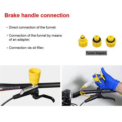 EZMTB Bike Hydraulic Brake Bleed Kit Mineral Fluid DOT For SHIMANO SRAM Bicycle Brake Bleed Repair Tools Syringe