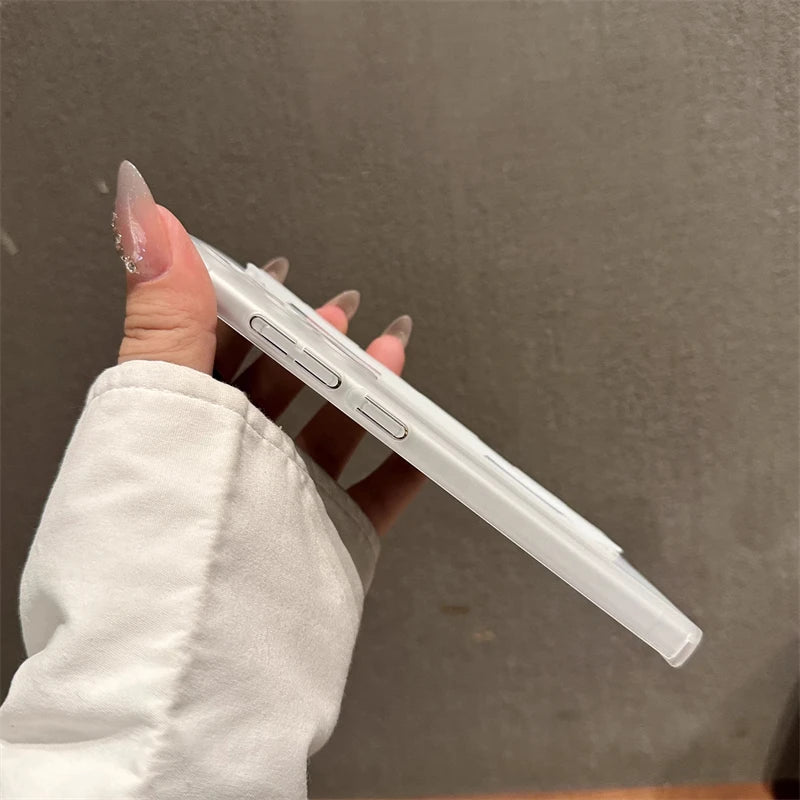 Luxury Ultra-Thin Matte Elastic Silicone Wrist Strap Shockproof Case For Samsung S25 Edge S24 S23 Ultra Plus PC Hard Clear Cover