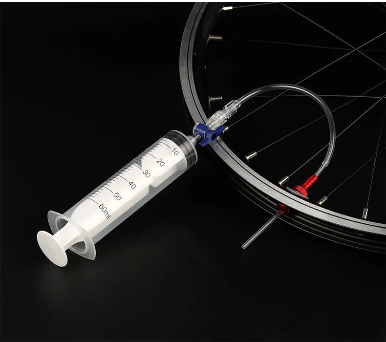 MTB Road Bike Tubeless Tire Liquid Injection Tool 60ml Tyre Sealant Syringe Bicycle Accessories  Valve Core Removal Tool Optiona