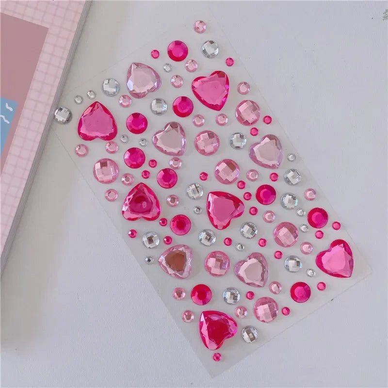 Glitter Face Stickers for Children Rhinestones for Eyes Face Diamonds Bright Stickers Festival Makeup Jewels Stickers ZS006