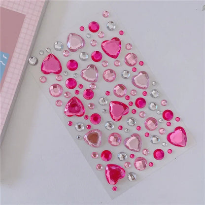 Glitter Face Stickers for Children Rhinestones for Eyes Face Diamonds Bright Stickers Festival Makeup Jewels Stickers ZS006