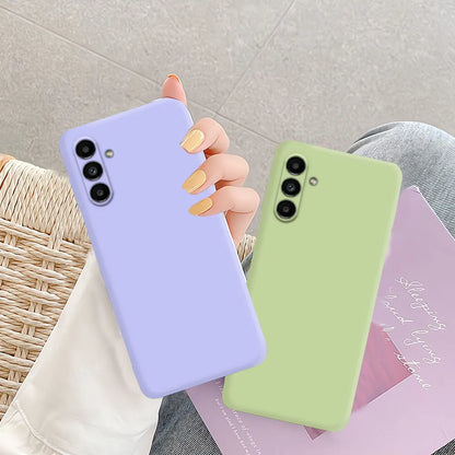 Liquid Silicone Protective Case For Samsung Galaxy A15 A25 A35 A55 A22 A32 A52 A13 A23 A33 A53 A14 A24 A34 A54 4G 5G Cover Cases
