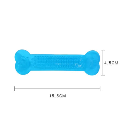Pet Dog Chew Toys Rubber Bone Toy Aggressive Chewers Dog Toothbrush Doggy Puppy Dental Care For Dog Pet Accessories