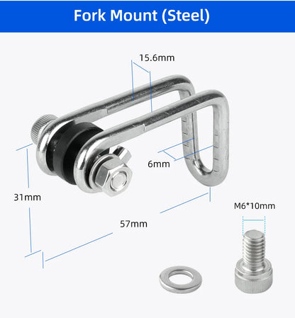 Bicycle Headlight Stand Mount W/ Gopro Interface MTB LED Lamp Bracket for Rockbros QD-250 YQ200/400 Blackbird L1