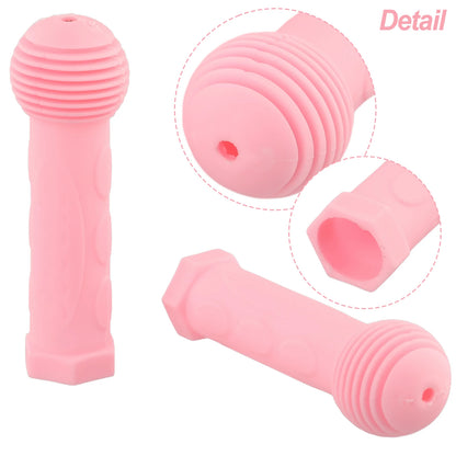 Rubber Bicycle And Scooter Handle Grips For Children Non-Slip Waterproof Blue/Pink/Cyan/Black/Green/Dark Blue/Red Bike Accessory