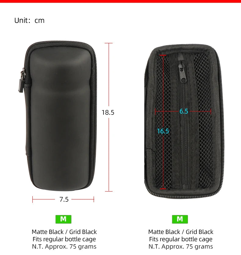 Deemount Bicycle Tools Service Items Storage Box for Bottle Cage Mount Bike Repair Kits Glasses Keys Case Bag