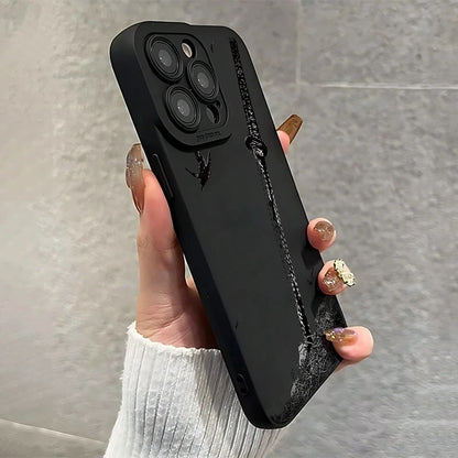 For iPhone 17 16 15 14 13 12 11 Pro Max Case The Sword Creative Pattern Protective Cover For iPhone XS Max XR 7 8 Plus 16e Funda