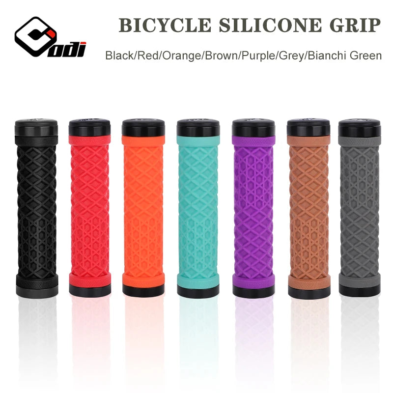 ODI VANS Bicycle Handles Mtb Cuffs Mountain Bike Grips Handlebar Cover Ergonomic Lock On Grips Silicone Handle For Cycling Cuffs
