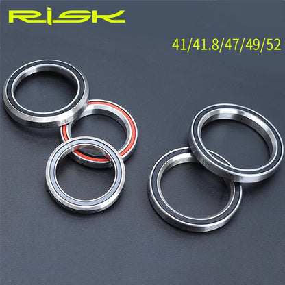 RISK Bike Headset Bearings 41/41.8/47/49/52mm MTB Road Bicycle Headset Bearing Repair Steel Parts Bike Accessories