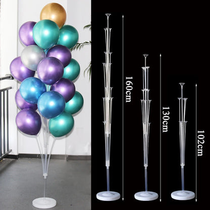 Balloons Stand Stick Tubes Wedding Birthday Party Decoration Balloon Support Kids Baby Shower Balons Accessories Supplies