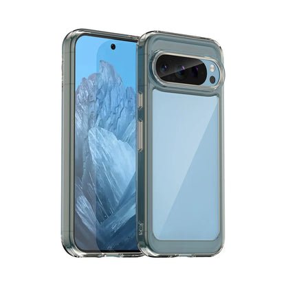 Fashion Transparent Acrylic Case For Google Pixel 9 8 7 Pro 8 7 A Colorful Hard Clear Shockproof Thin Cover For Pixel 9 Pro XL