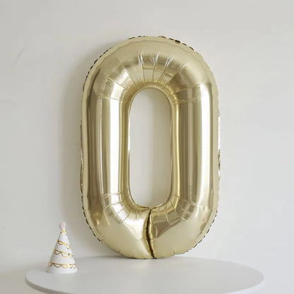 40 Inch Big Foil Birthday Balloons Helium Number Balloon 0-9 Happy Birthday Wedding Party Decorations Shower Large Figures Globo
