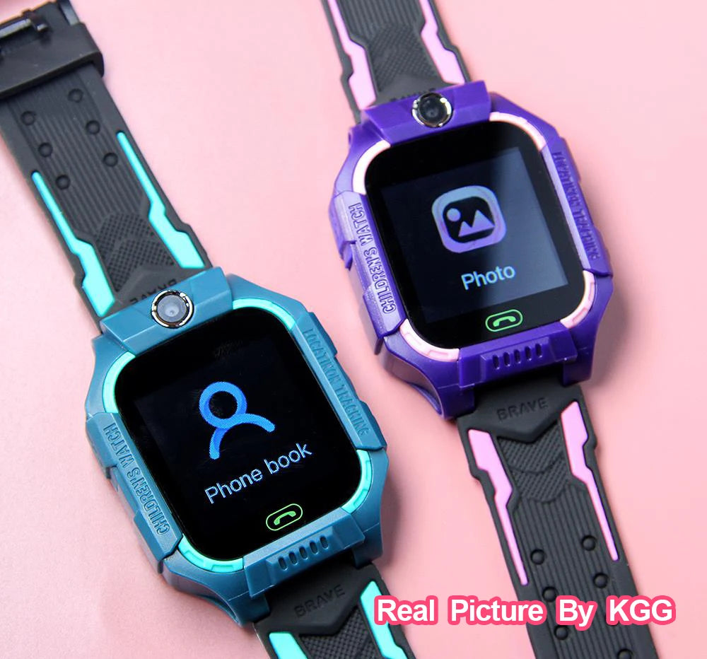 2G Smart Watch Kids LBS SOS Phone Watch IP67 Waterproof Remote Photo Voice Chat Smartwatch Compatible For Ios Android Child Gift