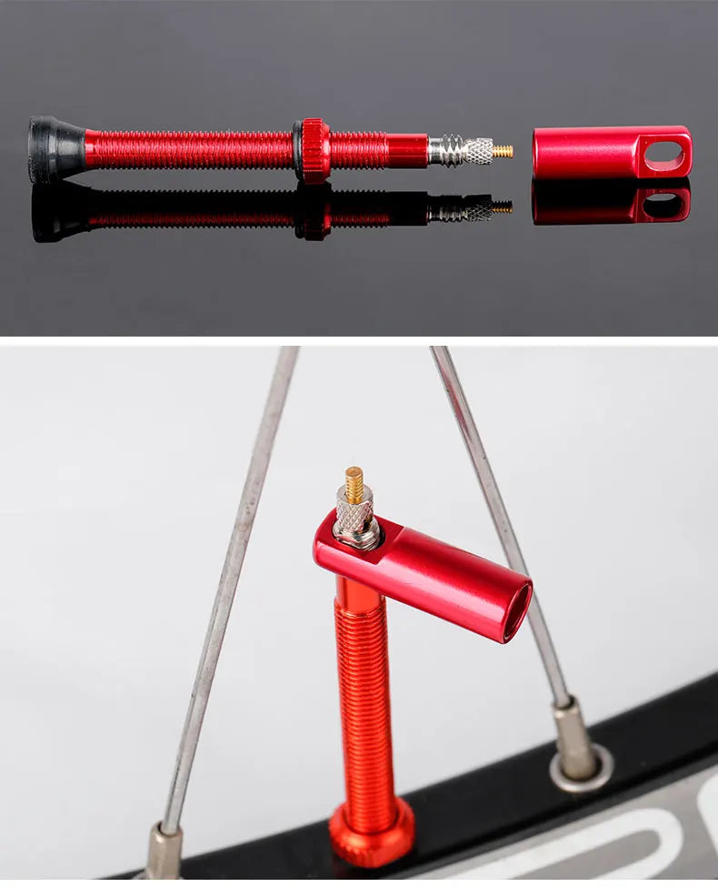 Deemount 2 in 1 Presta Caps F/V Valve Core Overhaul Install Tool CNC Anodized Alloy Light Weight Bicycle Valve Nipple 10/4/2PCS