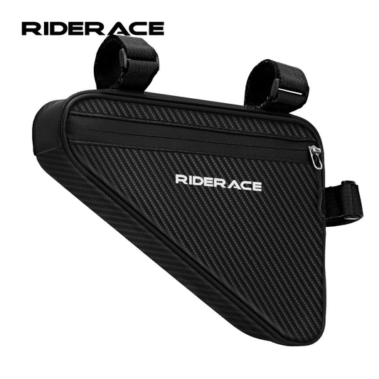 RIDERACE Waterproof Cycling Tube Bags 1.5L MTB Road Bike Triangle Bag Cycling Frame Front Bags Repair Tools Pannier Bicycle Bag