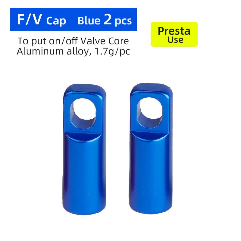 Deemount 2 in 1 Presta Caps F/V Valve Core Overhaul Install Tool CNC Anodized Alloy Light Weight Bicycle Valve Nipple 10/4/2PCS