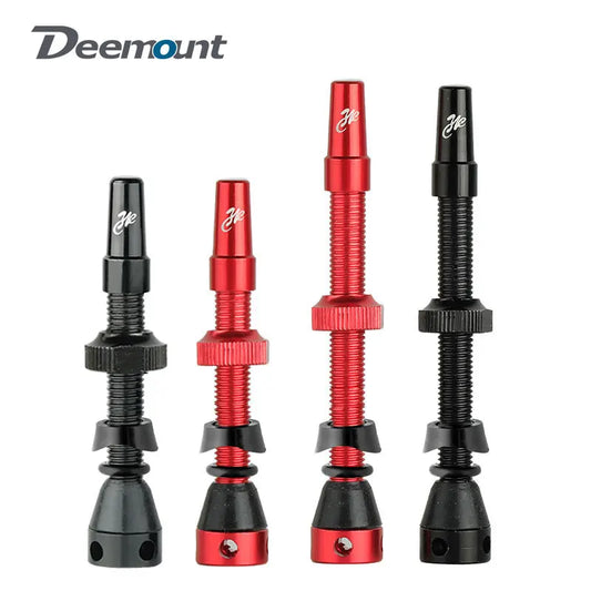 Bicycle F/V Tubeless Valve 44 60 80mm W/Tool Optional For Gravel Bike Aluminum alloy Pole Brass Core Presta Valve Cycling Parts