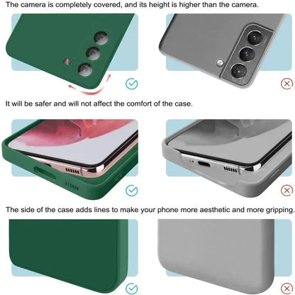 For Samsung A55 A54 5G Case Liquid Silicone Phone Cases For Samsung Galaxy A55 A54 A 55 5G S24 Ultra Plus Back Soft Cover