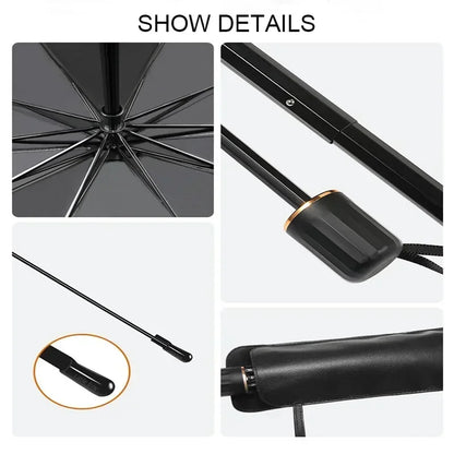 Car Sunshade Umbrella For Auto Shading Car Sun Shade Protector Parasol Summer Sun Interior Windshield Protection Accessories