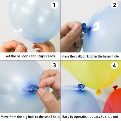 2PCS Balloon Arch Frame Kit Column Water Base Stand Wedding Birthday Party Decor Scene Double Hole Transparent Balloon Chain