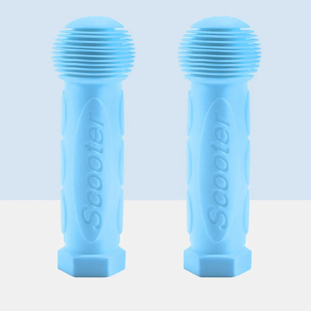 Rubber Bicycle And Scooter Handle Grips For Children Non-Slip Waterproof Blue/Pink/Cyan/Black/Green/Dark Blue/Red Bike Accessory