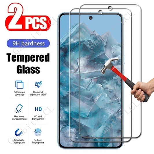 2PCS For Google Pixel XL 2 XL 2XL 3 3XL 4 4XL 3A 3AXL 4A 5A 5 6 6A 7 7A 8 8A 4G 5G 9 Pro Screen Protective Tempered Glass Film
