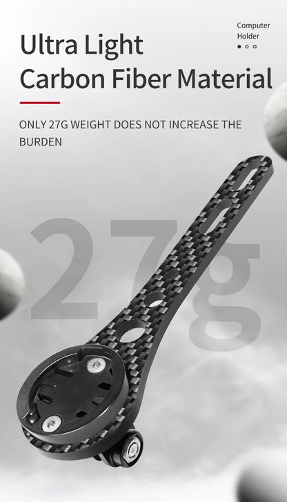 BUCKLOS Carbon Bike Speedometer Holder Road Gravel Bicycle Computer Mount Speedometer Bracket for Garmin Cycling Accessories