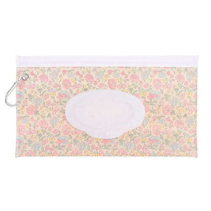 EVA Baby Wet Wipe Pouch Portable Buckle Wipes Holder Case Flip Cover Snap-Strap Reusable Refillable Wet Wipe Bag Outdoor