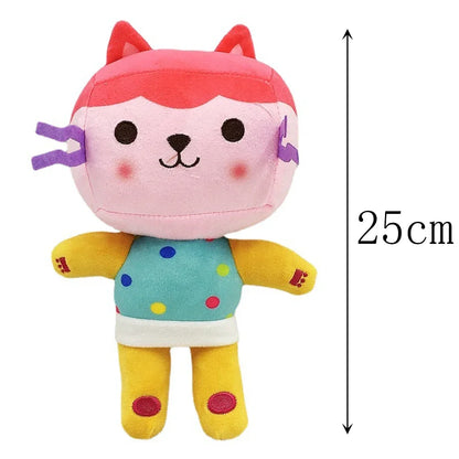 Newest 10 Styles Gabby Dollhouse Plush Toy Mercat Cartoon Stuffed Animals Mermaid Cat Plushie Doll Kids Birthday Christams Gifts